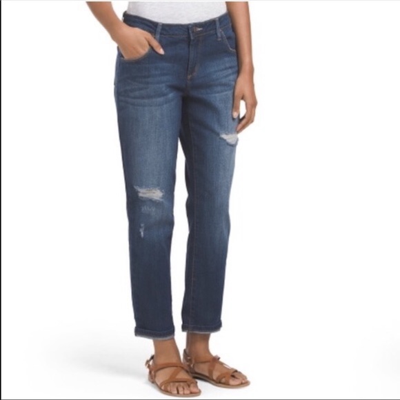 Jessica Simpson Denim - Jessica Simpson Monroe Boyfriend Distressed Jeans